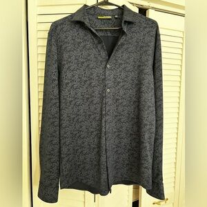 Murano men’s Slim Fit Performance Button Up Floral Print